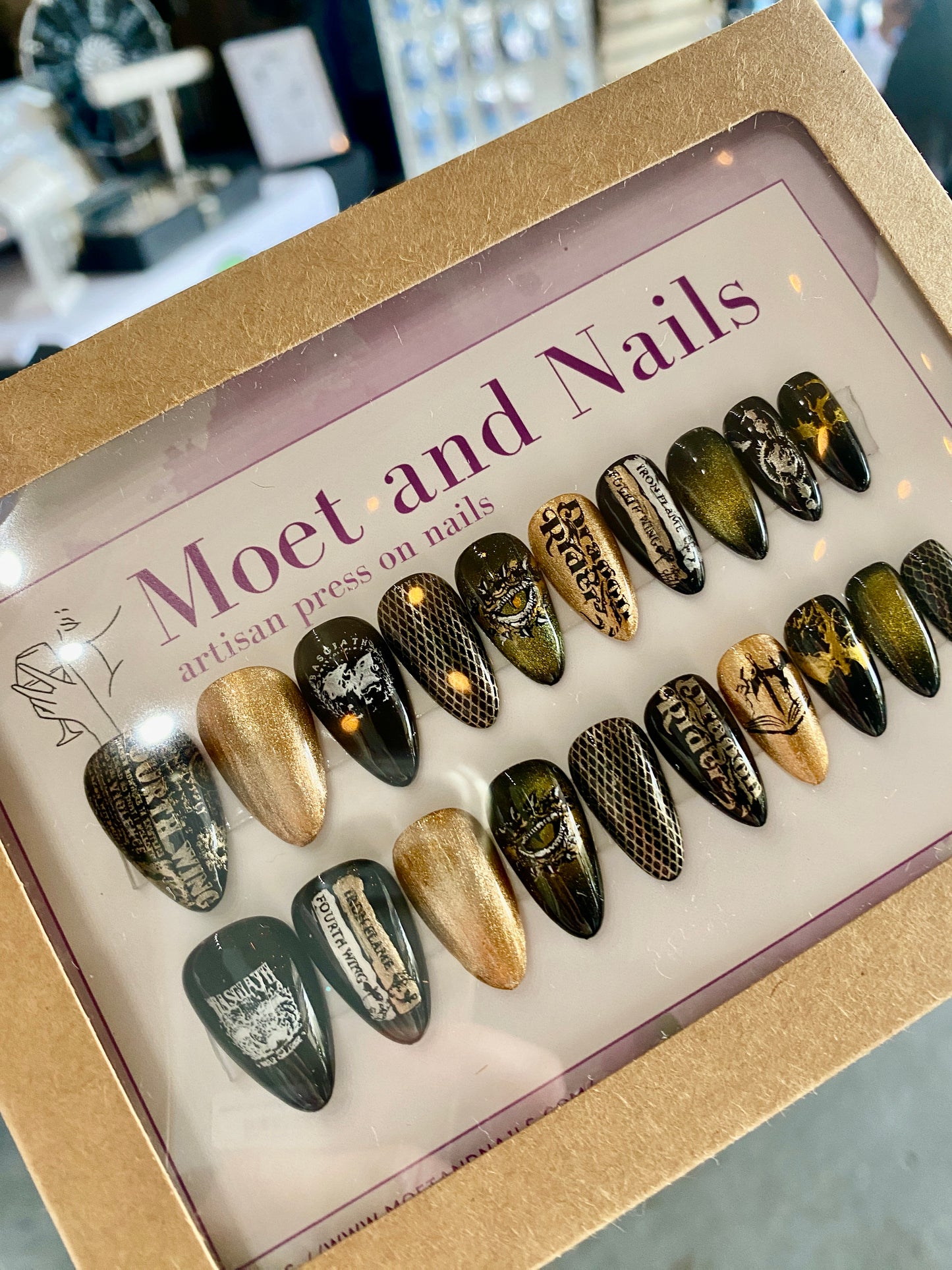Fourth Wing Nails